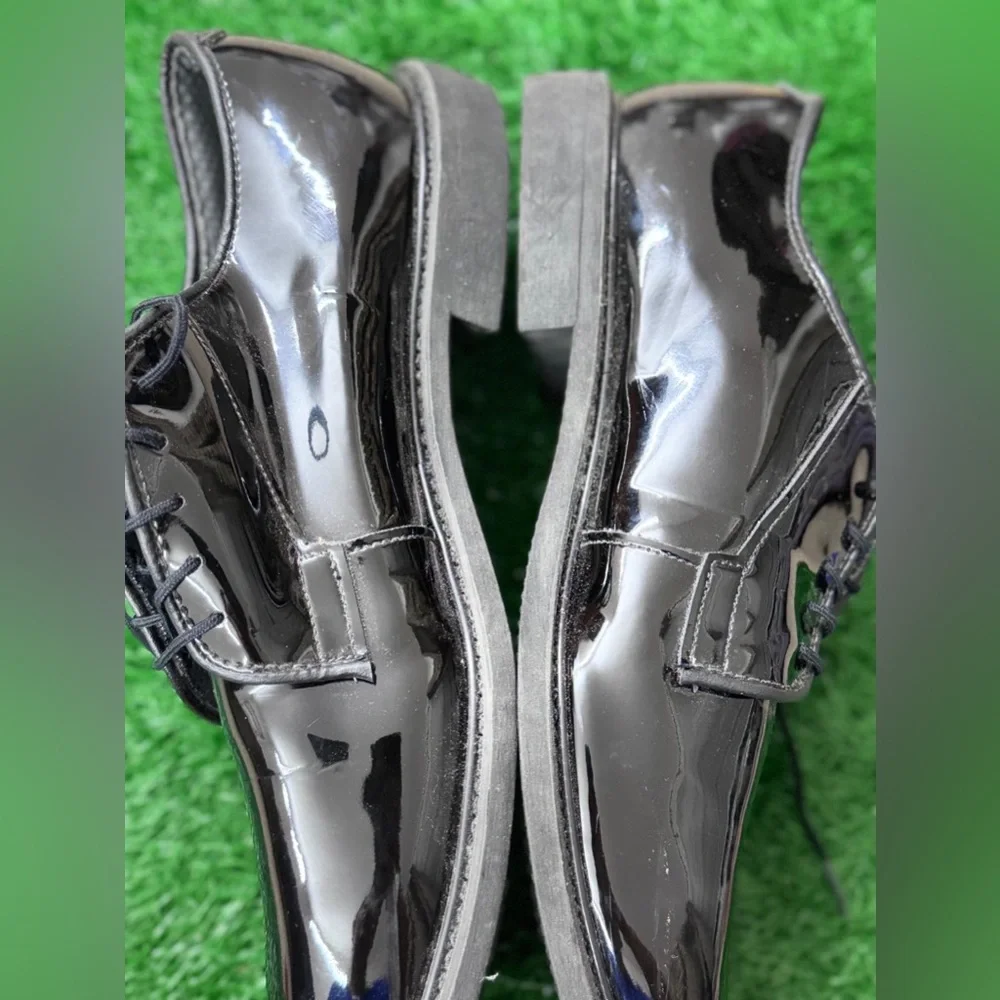Bates‎ Men's Black Leather Dress Shoes Size 12D
